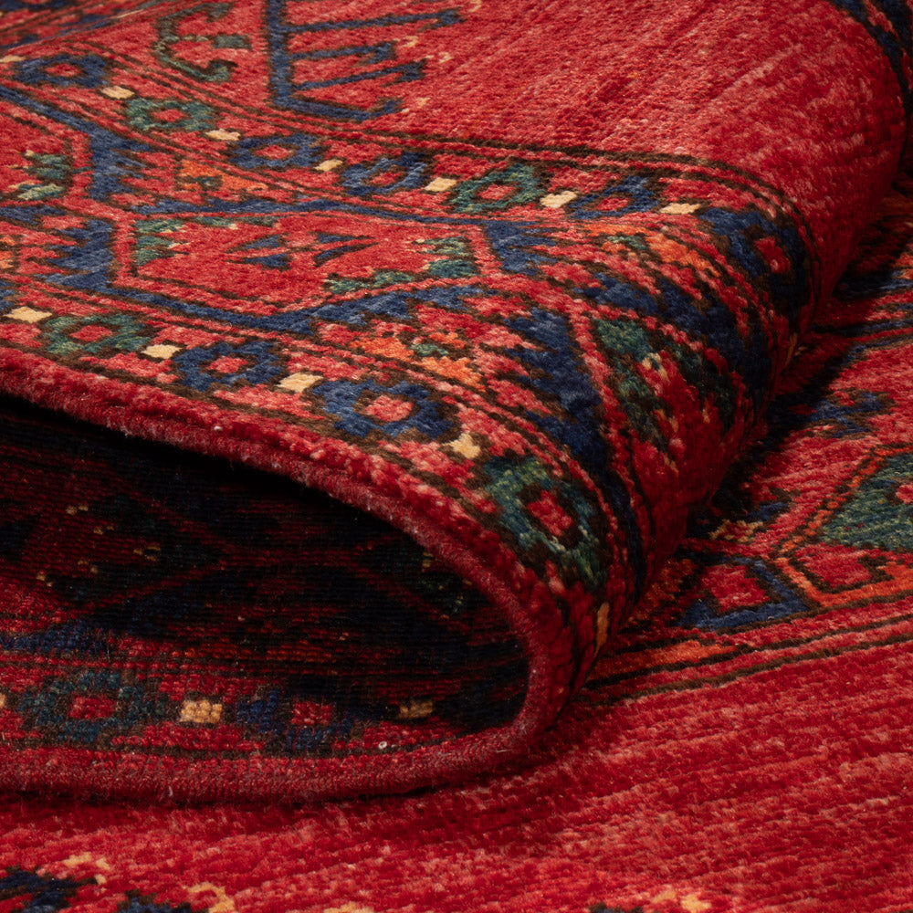 Afghan Teppich - 150 x 104 cm - rot