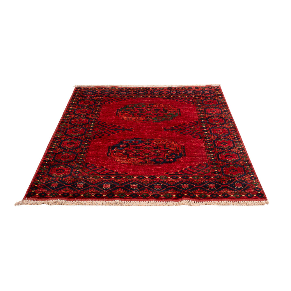 Afghan Teppich - 150 x 104 cm - rot