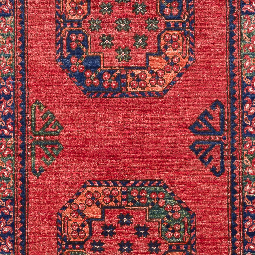 Afghan Teppich - 151 x 104 cm - rot