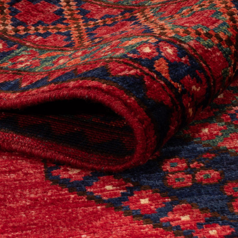 Afghan Teppich - 163 x 100 cm - rot