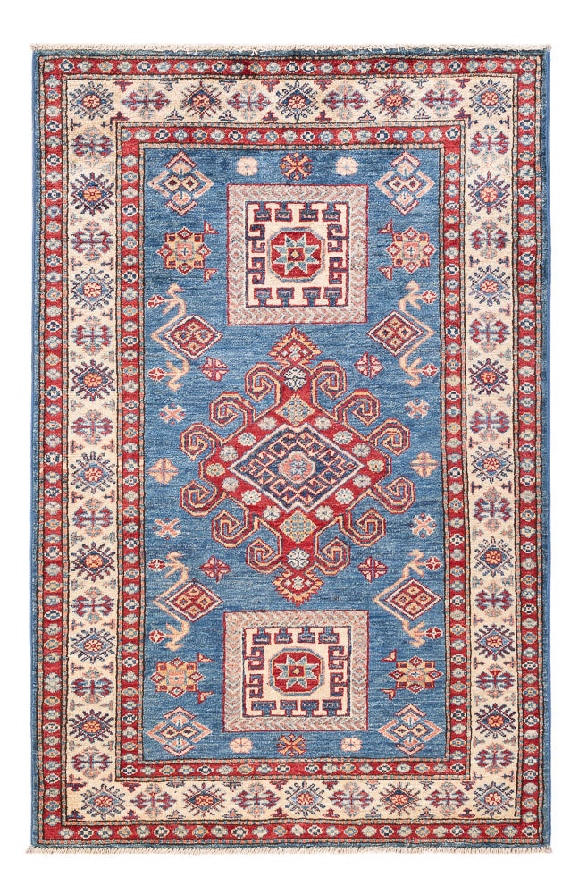 Ziegler Teppich - Kazak - 150 x 97 cm - blau