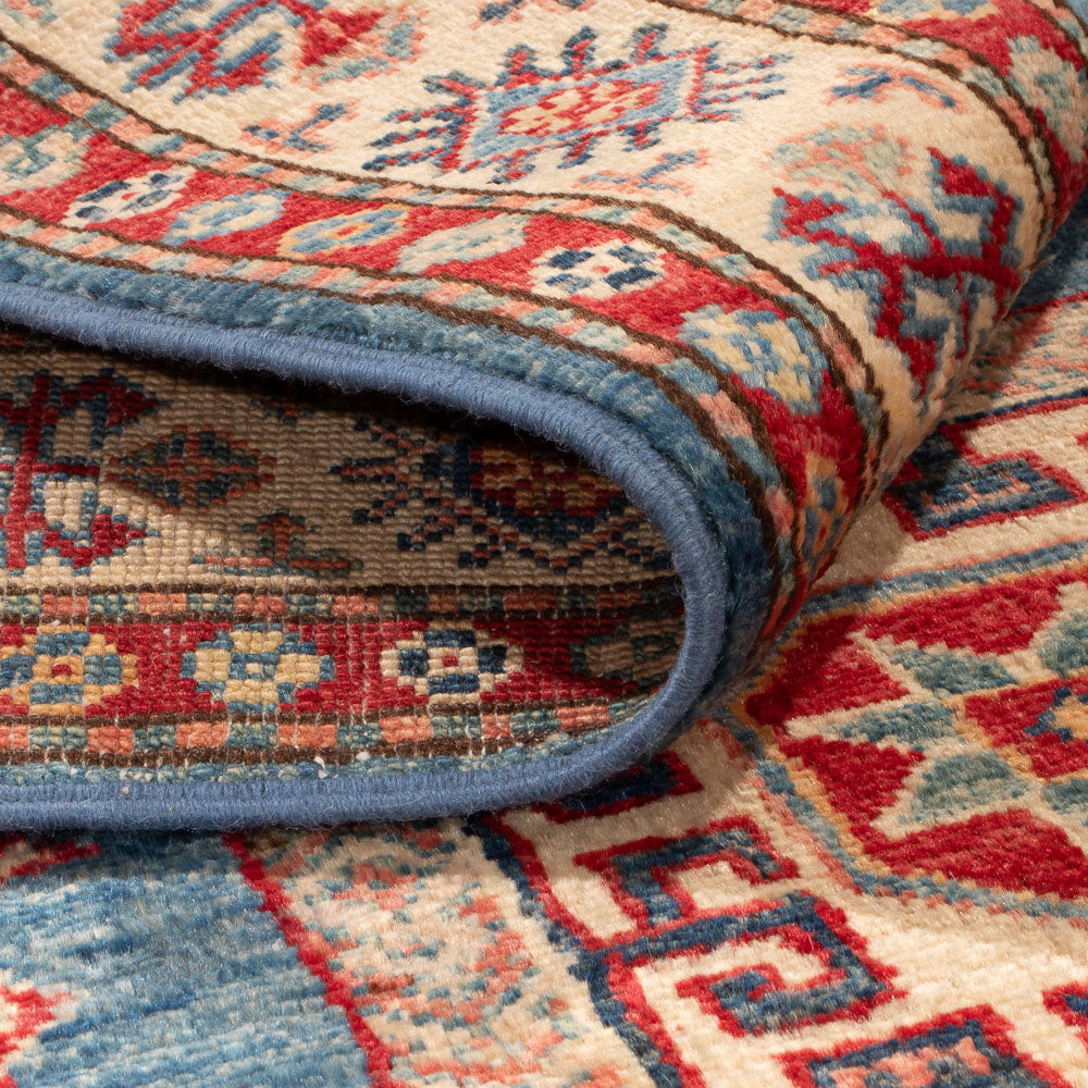 Ziegler Teppich - Kazak - 150 x 97 cm - blau