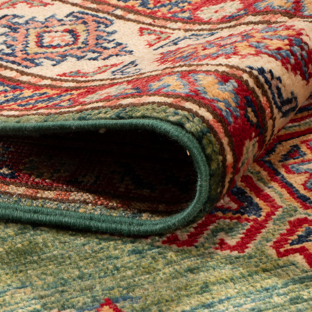 Ziegler Teppich - Kazak - 157 x 101 cm - grün