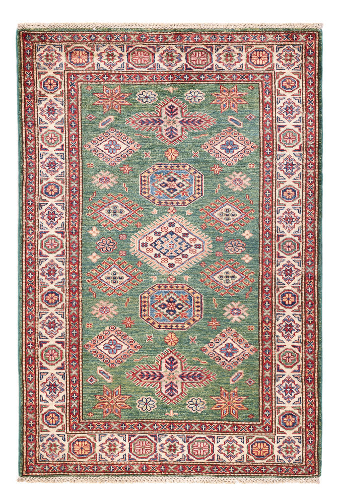 Ziegler Teppich - Kazak - 155 x 104 cm - grün