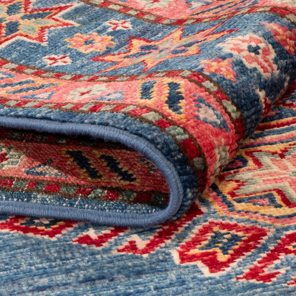 Ziegler Teppich - Kazak - 155 x 101 cm - blau