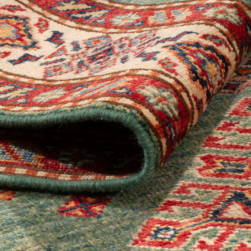 Ziegler Teppich - Kazak - 152 x 99 cm - grün