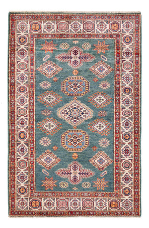 Ziegler Teppich - Kazak - 154 x 102 cm - grün