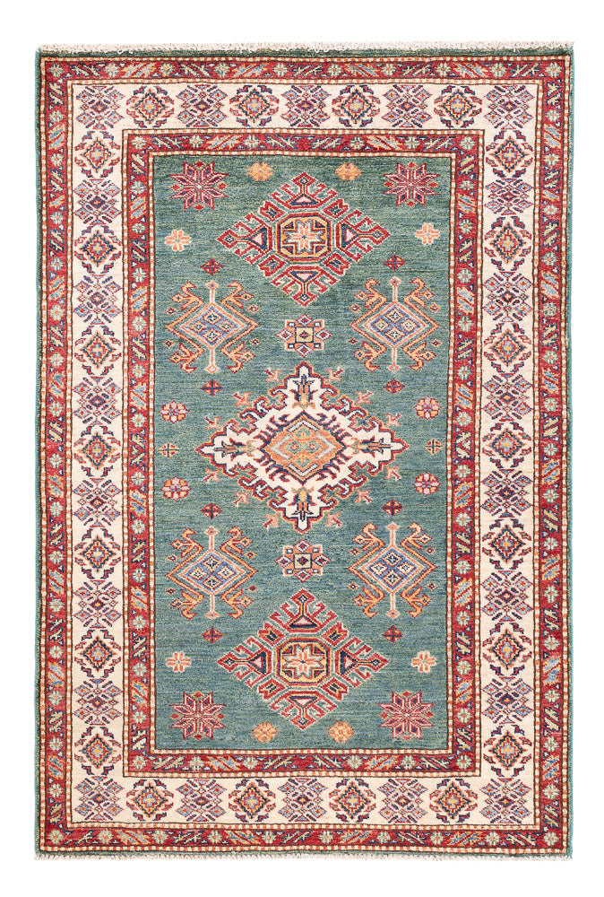 Ziegler Teppich - Kazak - 151 x 100 cm - grün