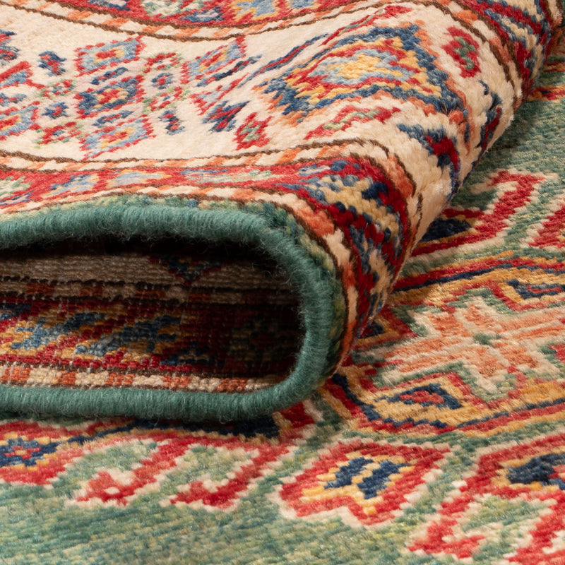 Ziegler Teppich - Kazak - 154 x 98 cm - grün