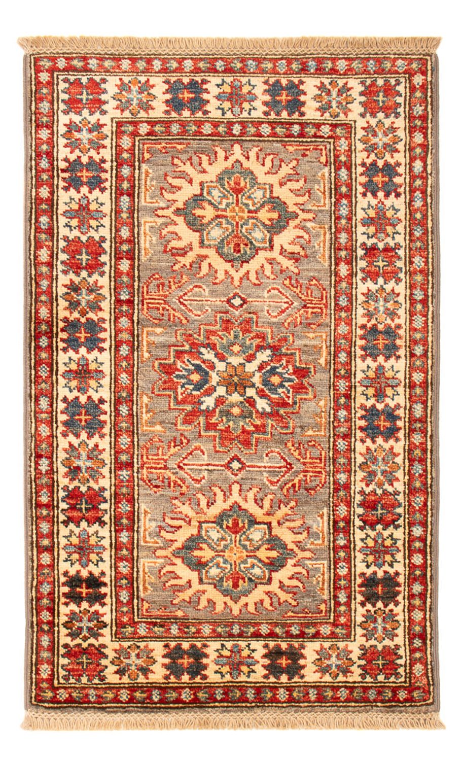 Ziegler Teppich - Kazak - Royal - 94 x 58 cm - dunkelbeige