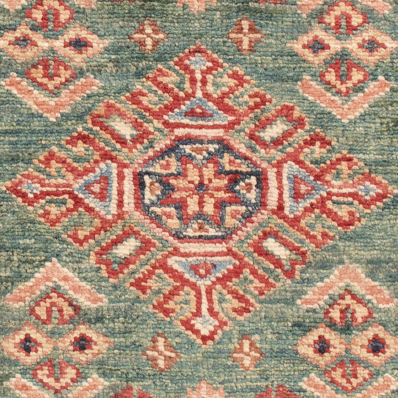 Ziegler Teppich - Kazak - Royal - 90 x 60 cm - grün