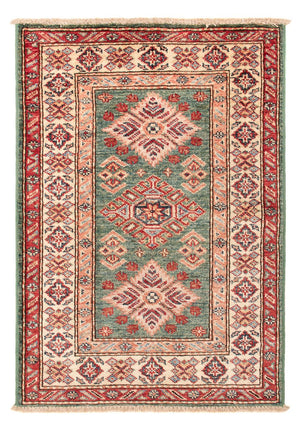 Ziegler Teppich - Kazak - Royal - 89 x 61 cm - grün