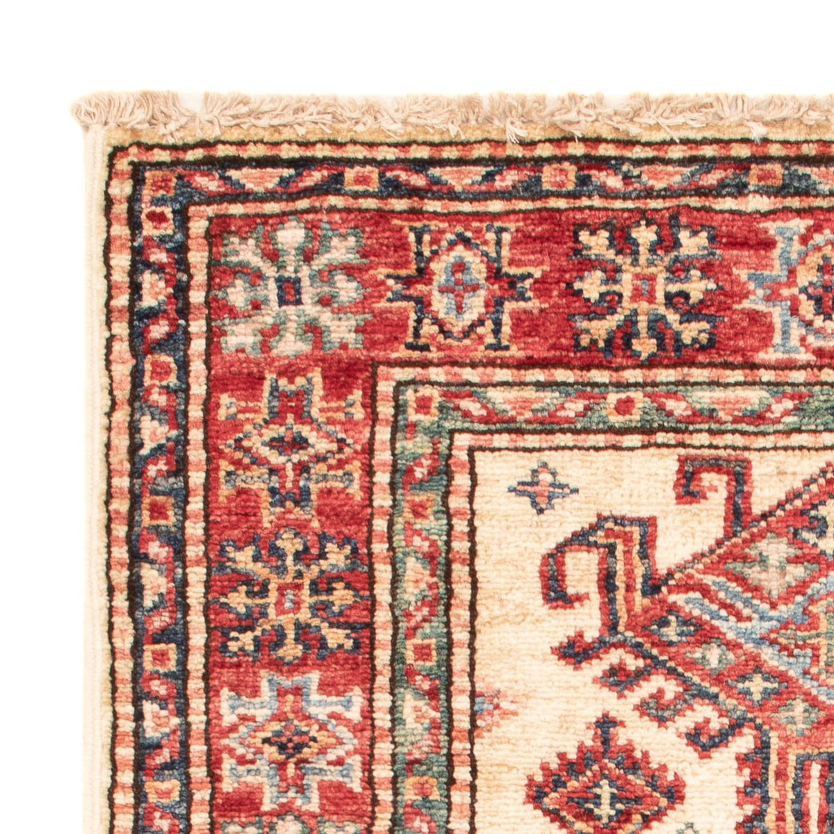 Ziegler Teppich - Kazak - Royal - 88 x 60 cm - hellbeige