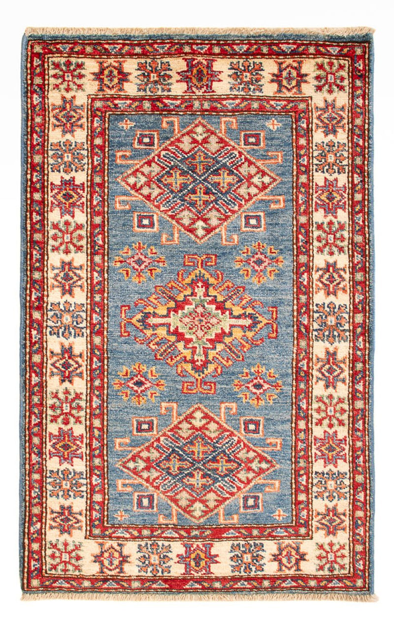 Ziegler Teppich - Kazak - Royal - 99 x 62 cm - blau