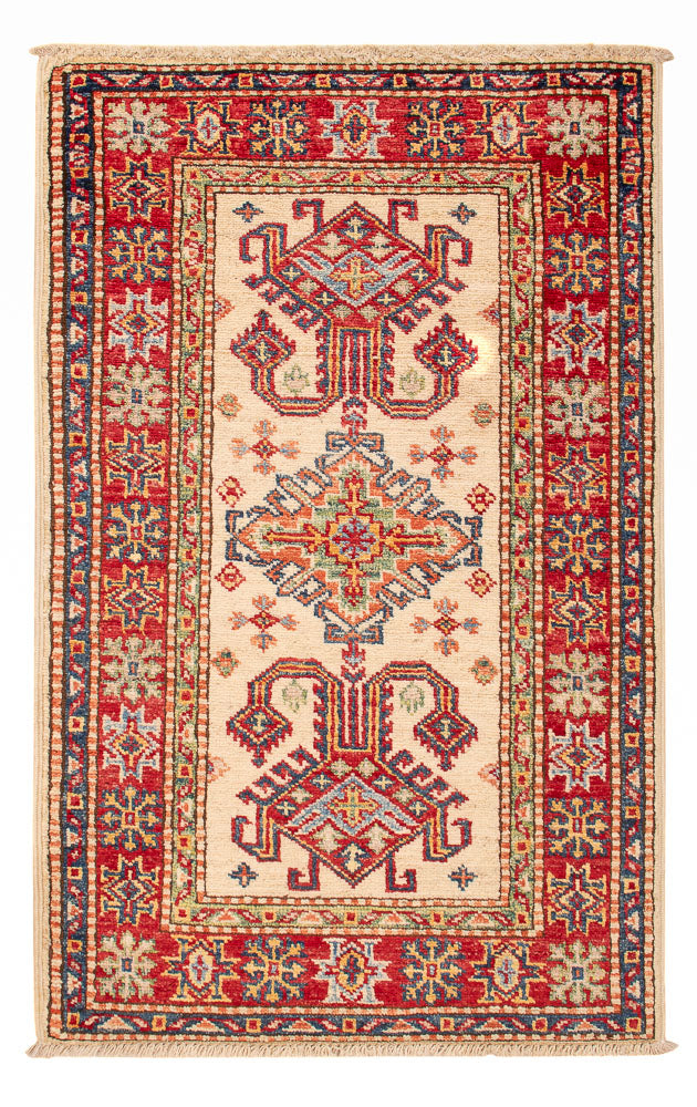 Ziegler Teppich - Kazak - Royal - 92 x 56 cm - beige