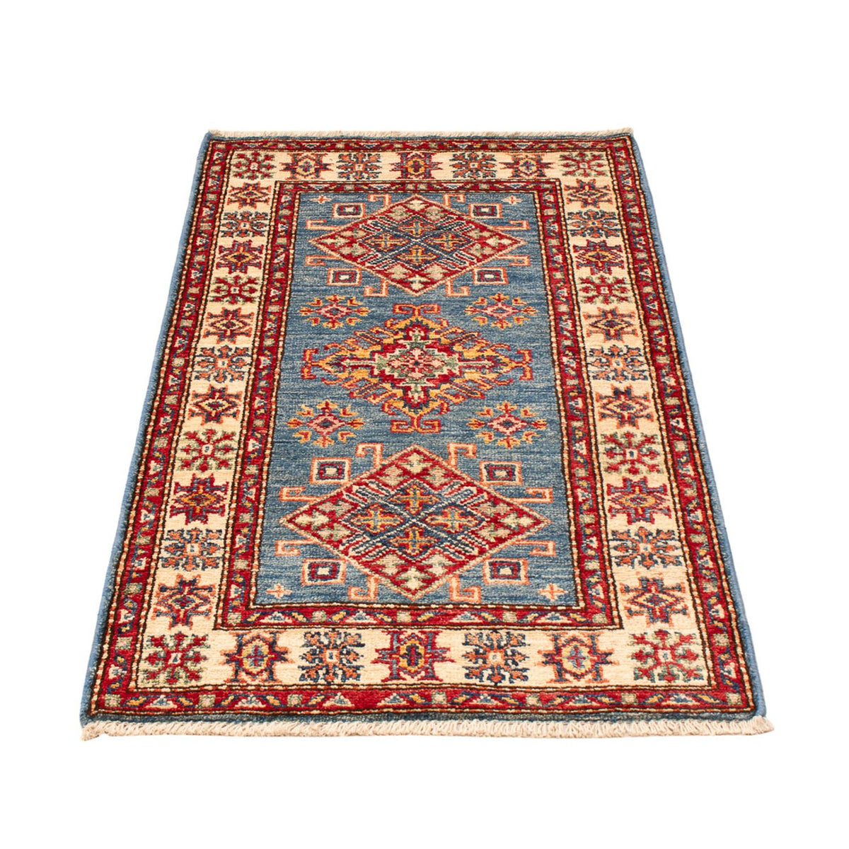 Ziegler Teppich - Kazak - Royal - 97 x 59 cm - blau
