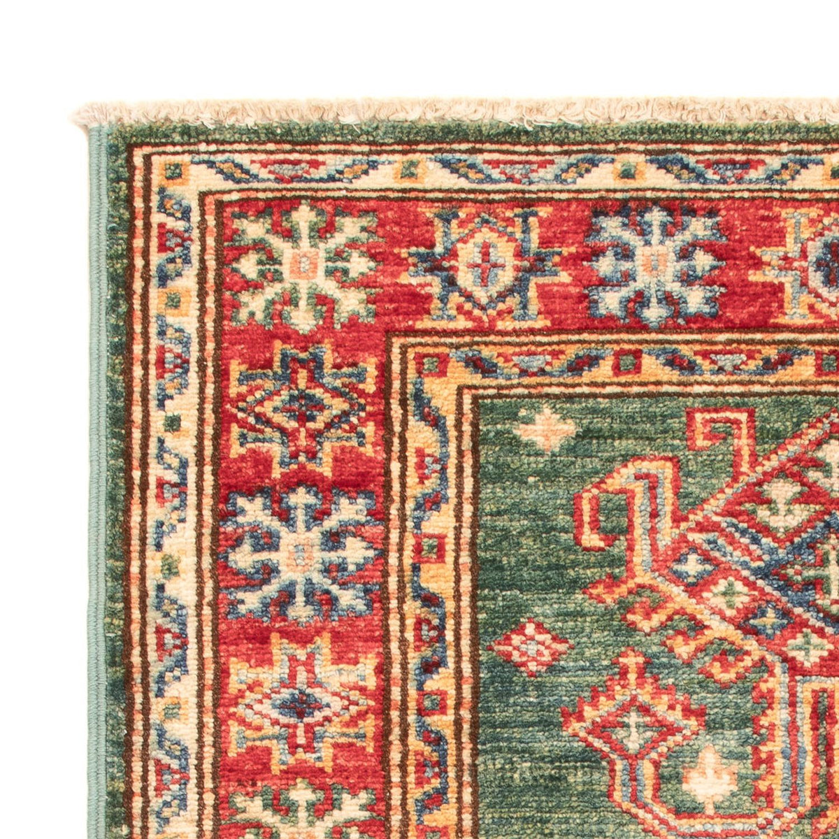 Ziegler Teppich - Kazak - Royal - 87 x 60 cm - grün