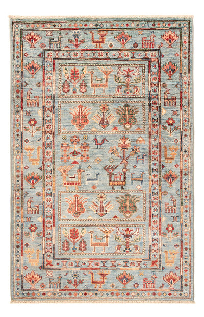 Ariana Teppich 77x120cm - Orientteppich - hellblau