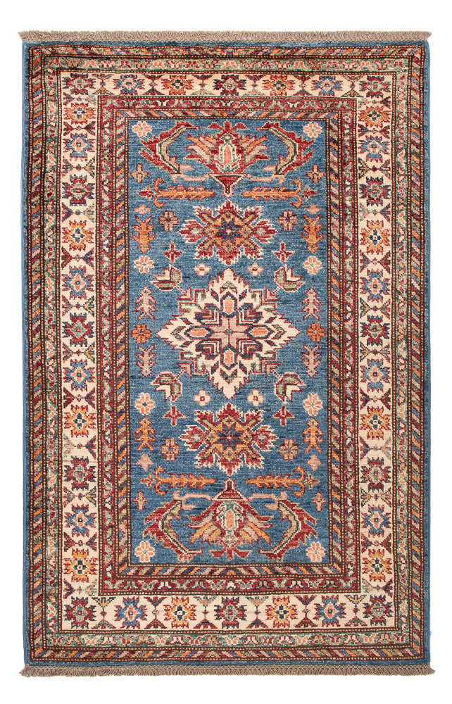 Ziegler Teppich - Kazak - Royal - 128 x 84 cm - blau