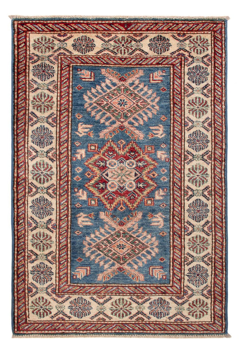 Ziegler Teppich - Kazak - Royal - 121 x 81 cm - blau