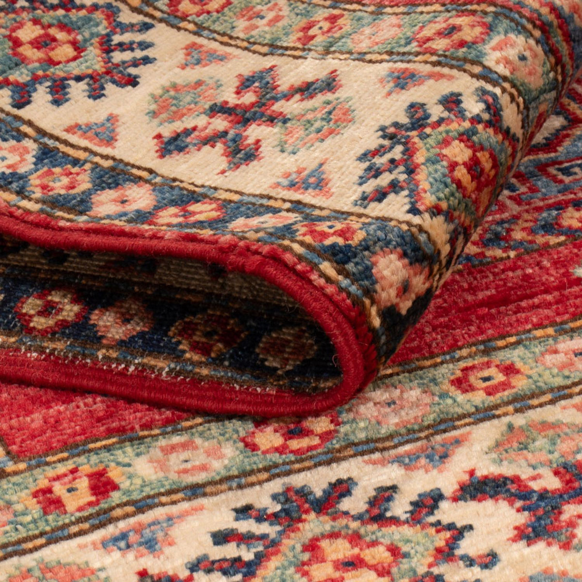 Ziegler Teppich - Kazak - Royal - 122 x 82 cm - bordeauxrot