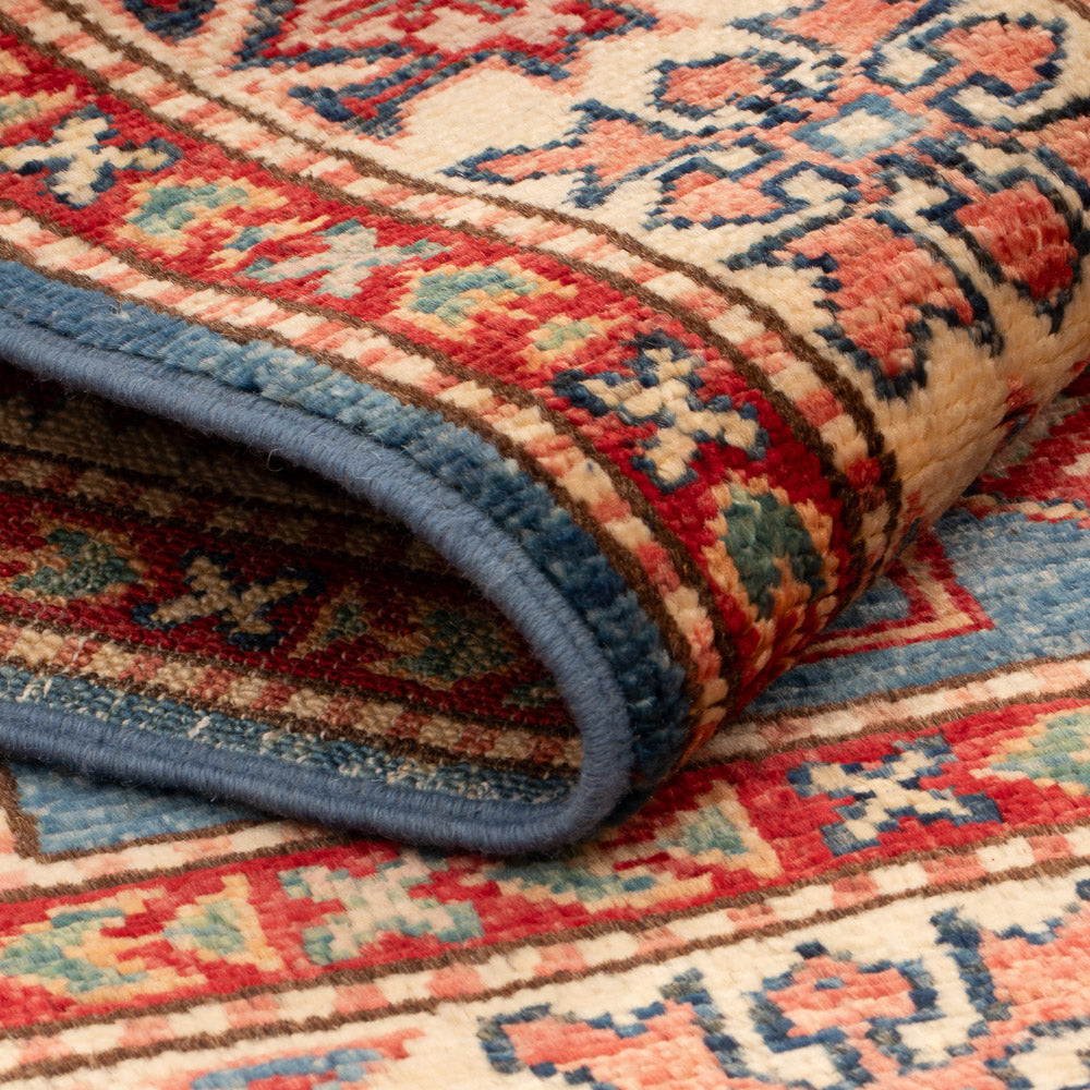 Ziegler Teppich - Kazak - Royal - 128 x 82 cm - blau