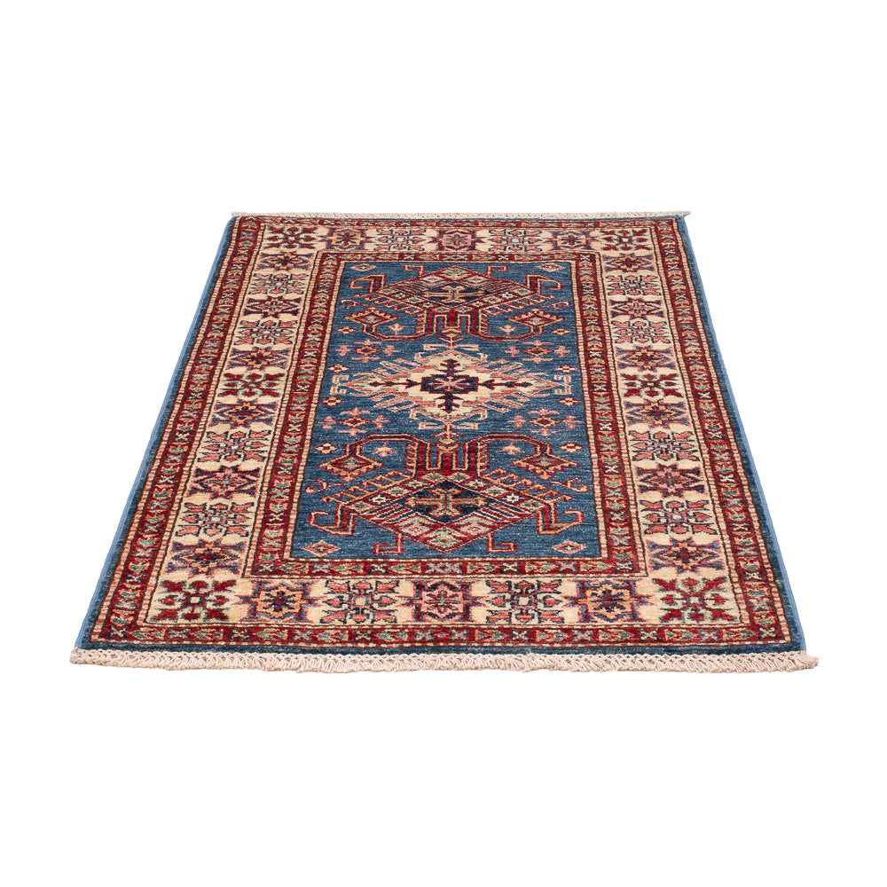 Ziegler Teppich - Kazak - Royal - 128 x 82 cm - blau