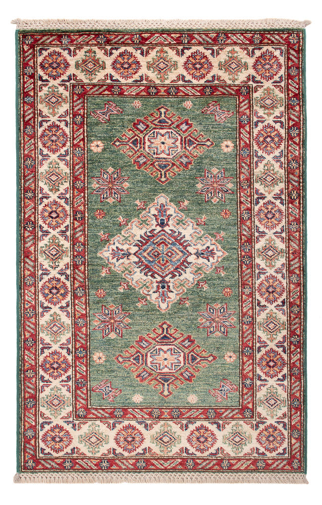 Ziegler Teppich - Kazak - Royal - 117 x 76 cm - grün
