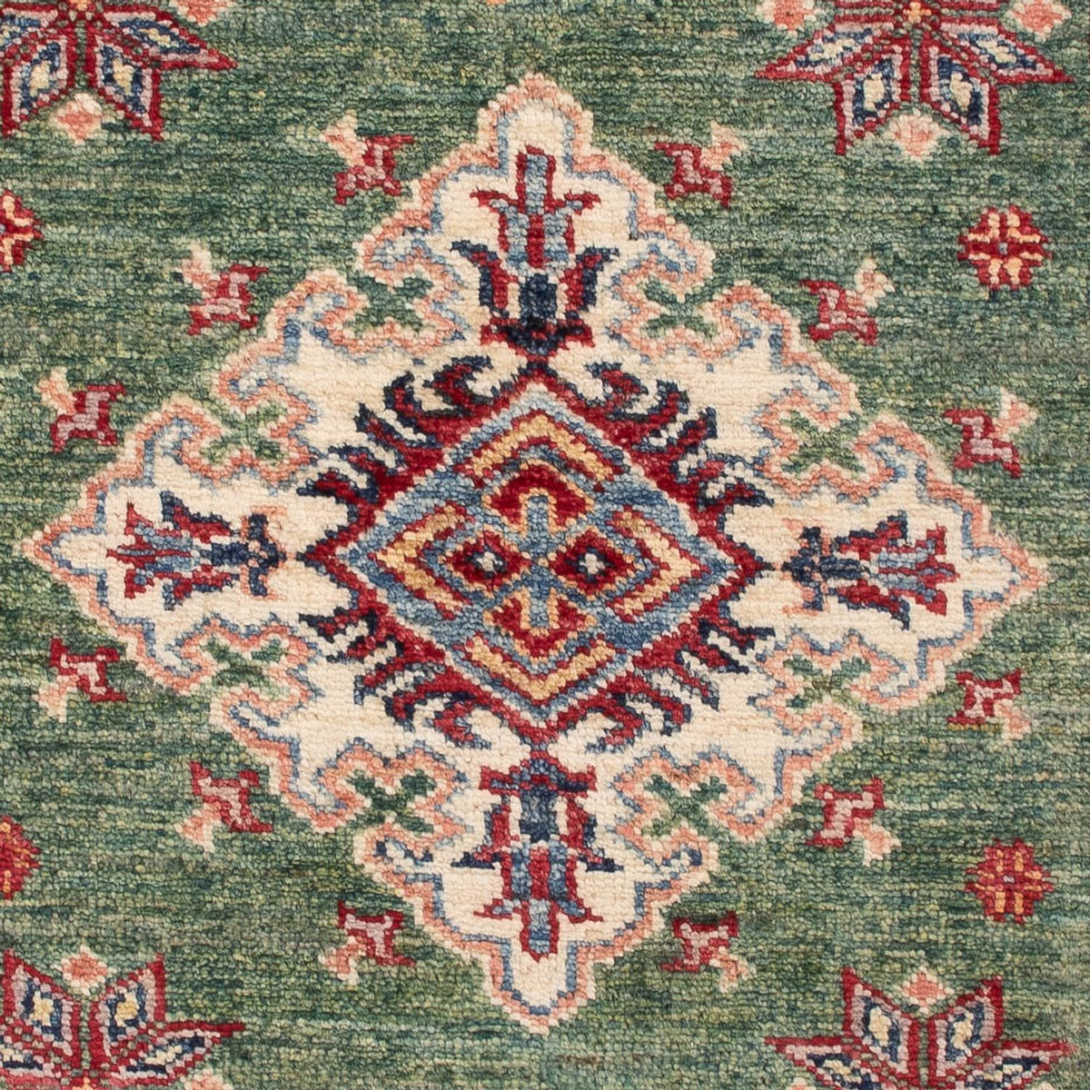 Ziegler Teppich - Kazak - Royal - 121 x 78 cm - grün