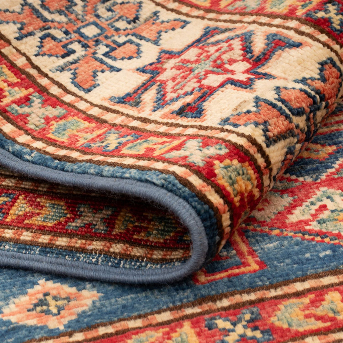 Ziegler Teppich - Kazak - Royal - 122 x 80 cm - blau