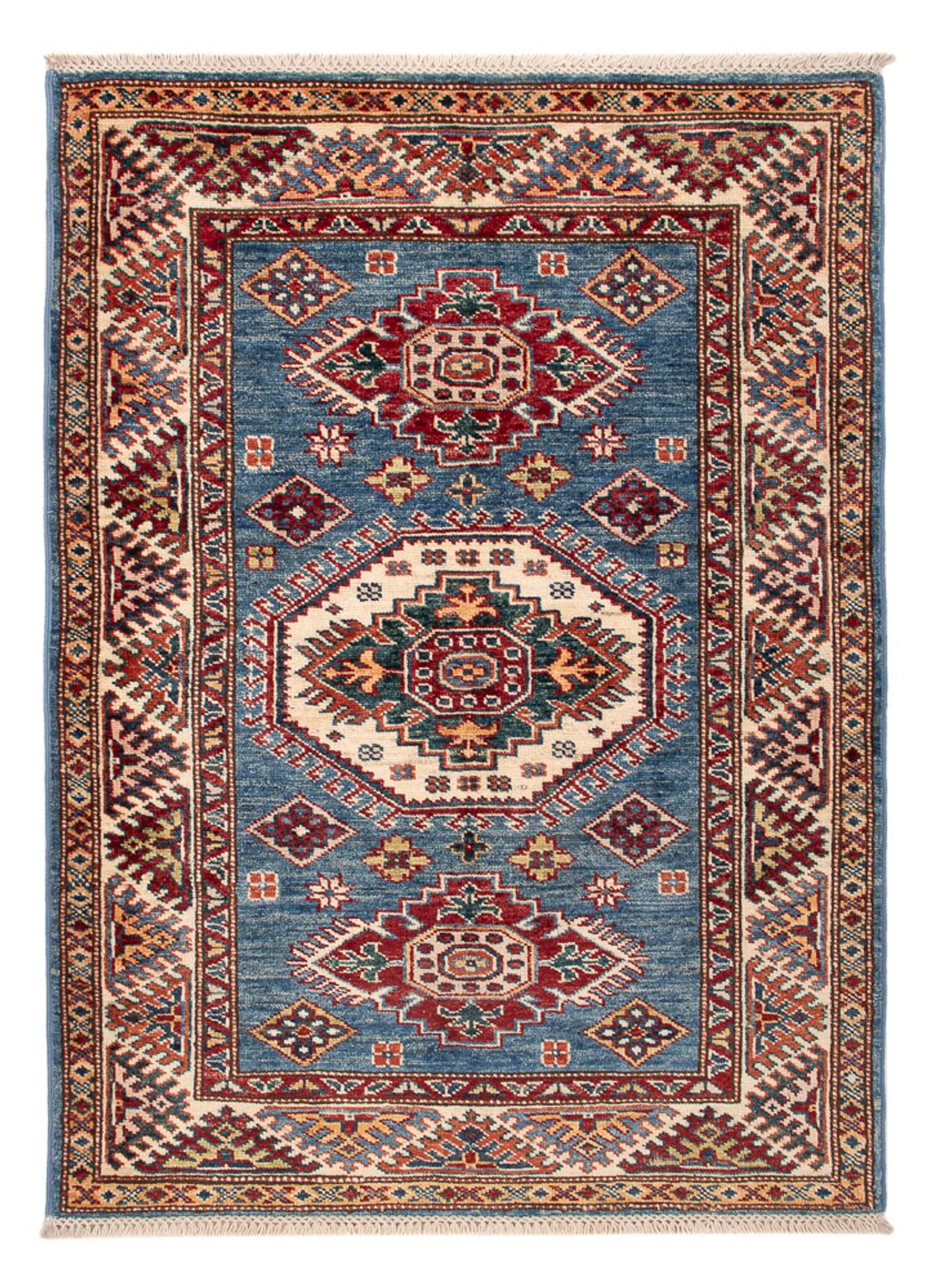 Ziegler Teppich - Kazak - Royal - 124 x 89 cm - blau
