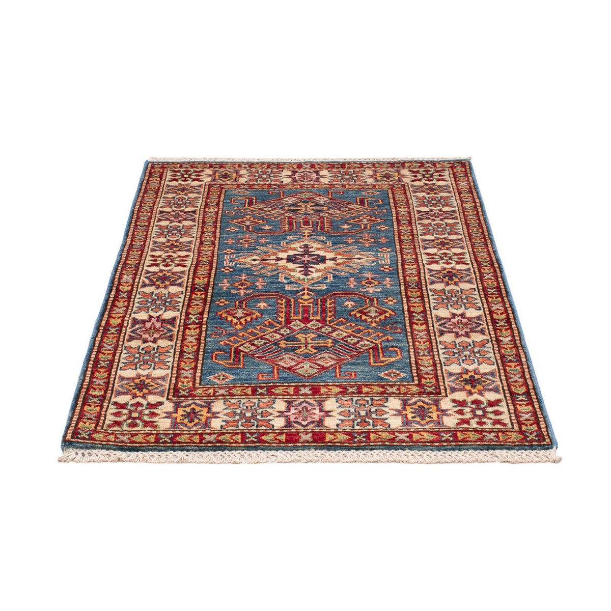 Ziegler Teppich - Kazak - Royal - 119 x 81 cm - blau