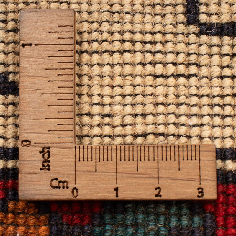 Afghan Teppich - Landkarte - 108 x 80 cm - mehrfarbig