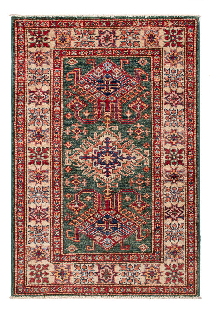 Ziegler Teppich - Kazak - Royal - 119 x 78 cm - grün