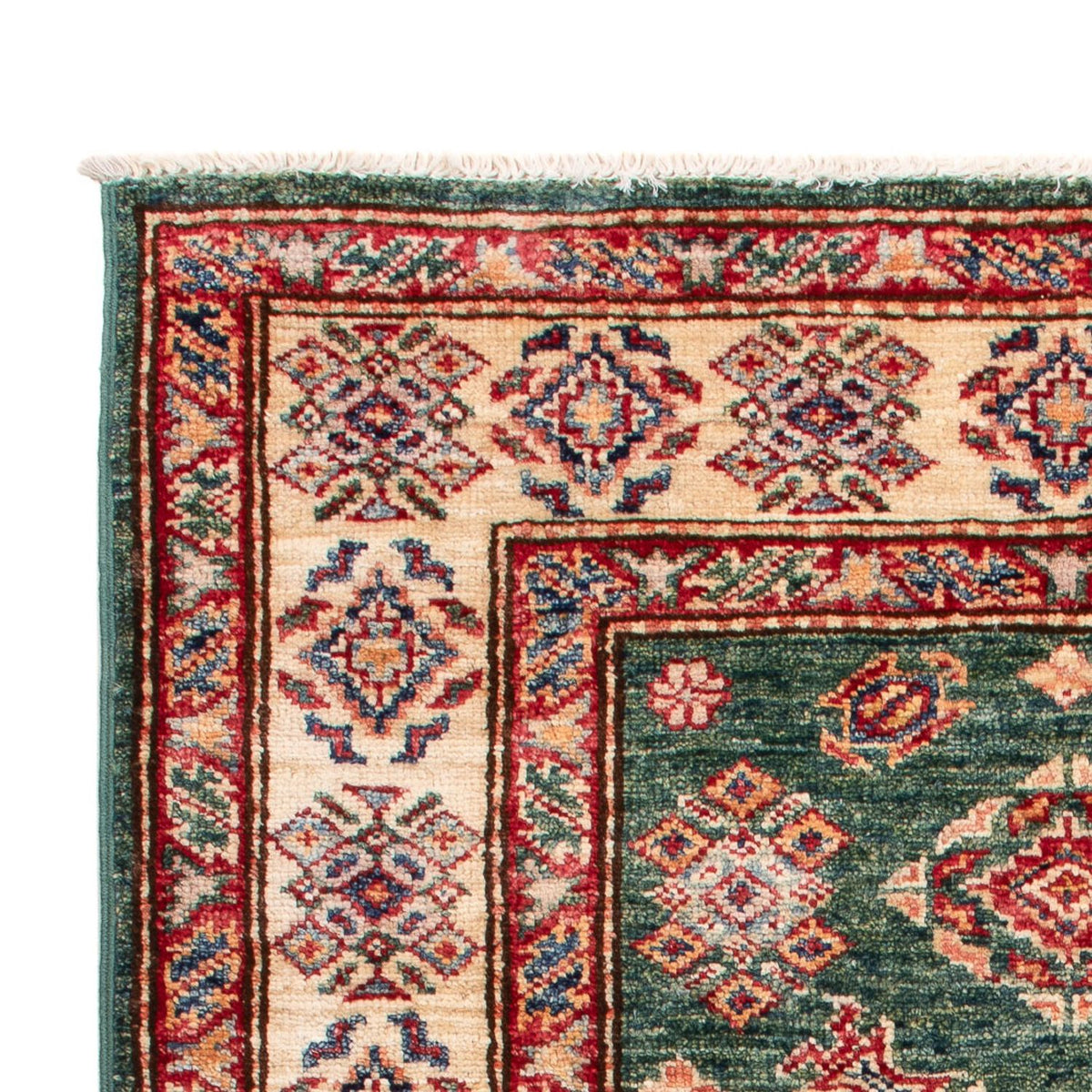 Ziegler Teppich - Kazak - Royal - 128 x 80 cm - grün