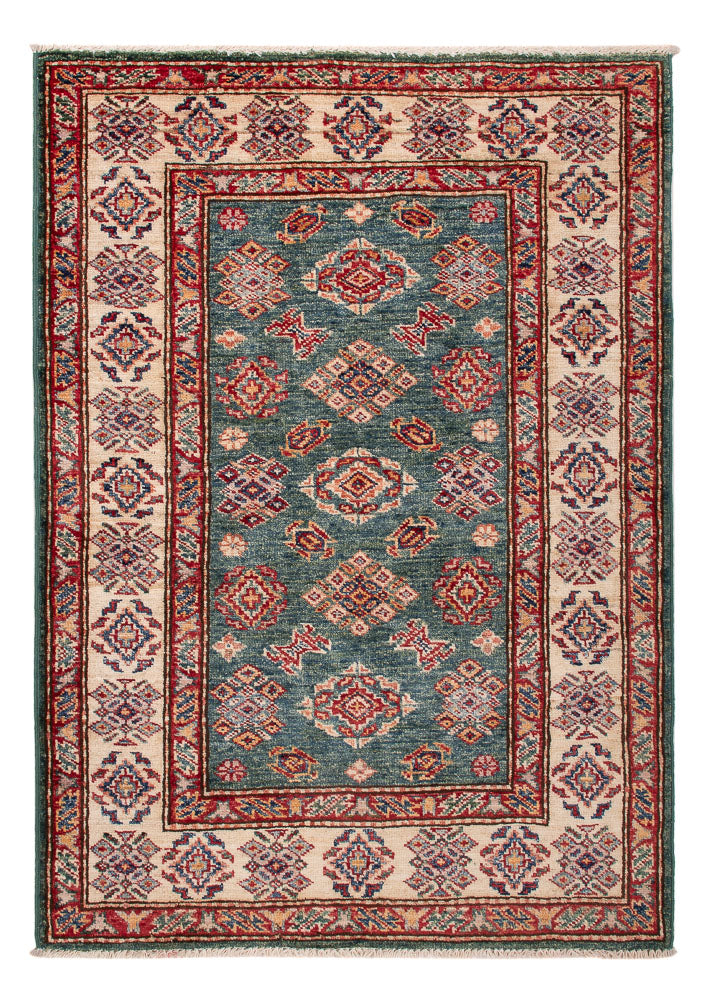 Ziegler Teppich - Kazak - Royal - 114 x 81 cm - grün