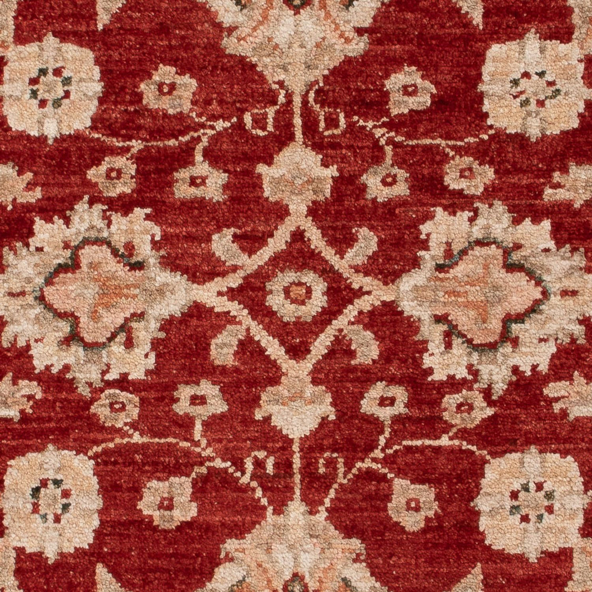 Ziegler Teppich - 122 x 84 cm - bordeauxrot