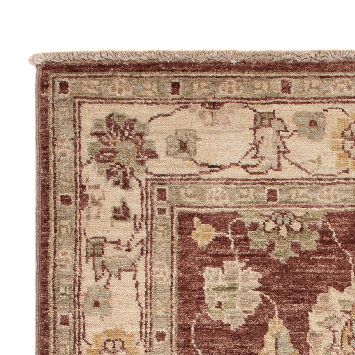 Ziegler Teppich - 121 x 77 cm - braun