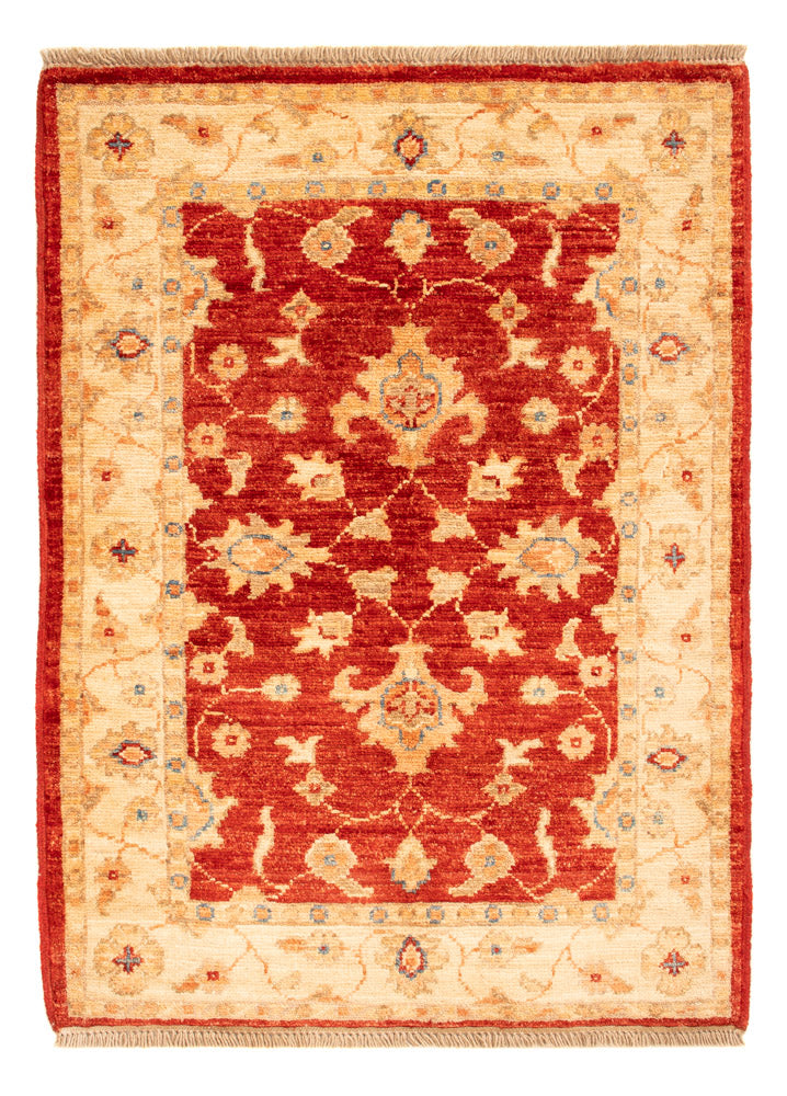 Ziegler Teppich - 88 x 63 cm - rot