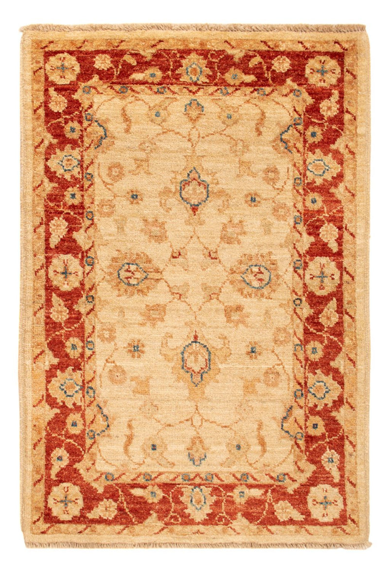Ziegler Teppich - 90 x 60 cm - beige