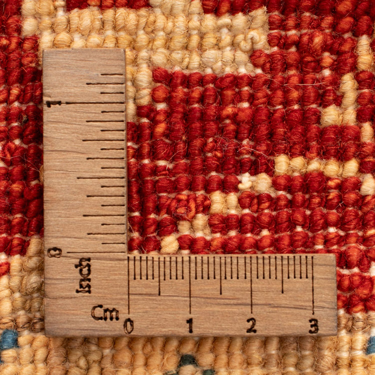 Ziegler Teppich - 86 x 59 cm - bordeauxrot