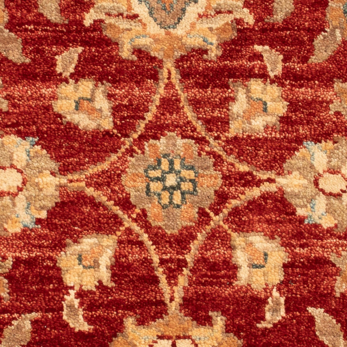 Ziegler Teppich - 67 x 53 cm - bordeauxrot