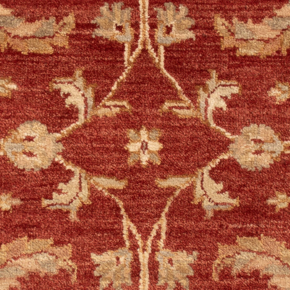Ziegler Teppich - 90 x 60 cm - bordeauxrot