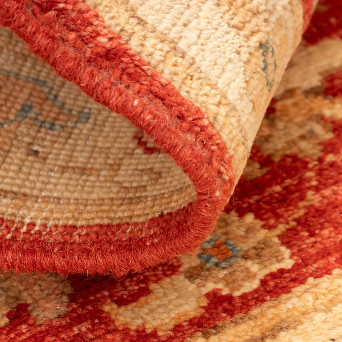 Ziegler Teppich - 68 x 50 cm - rot