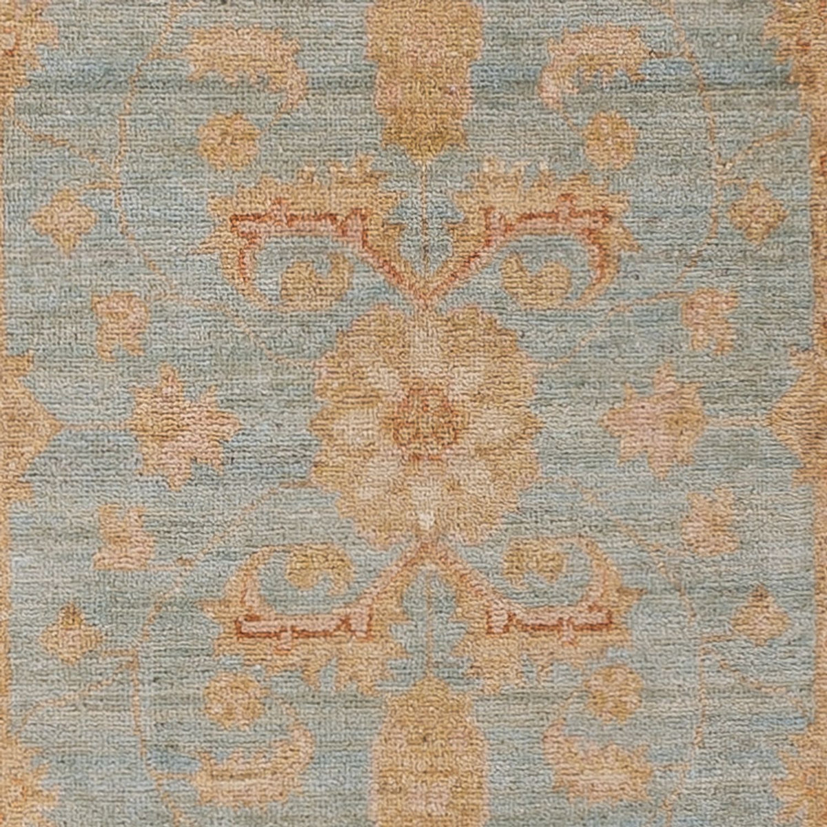 Läufer Ziegler - 202 x 70 cm - hellblau