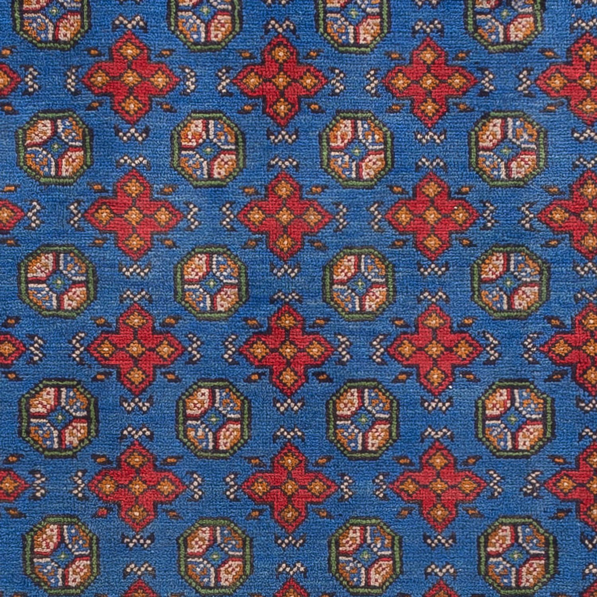 Afghan Teppich - Filpa - 296 x 203 cm - blau