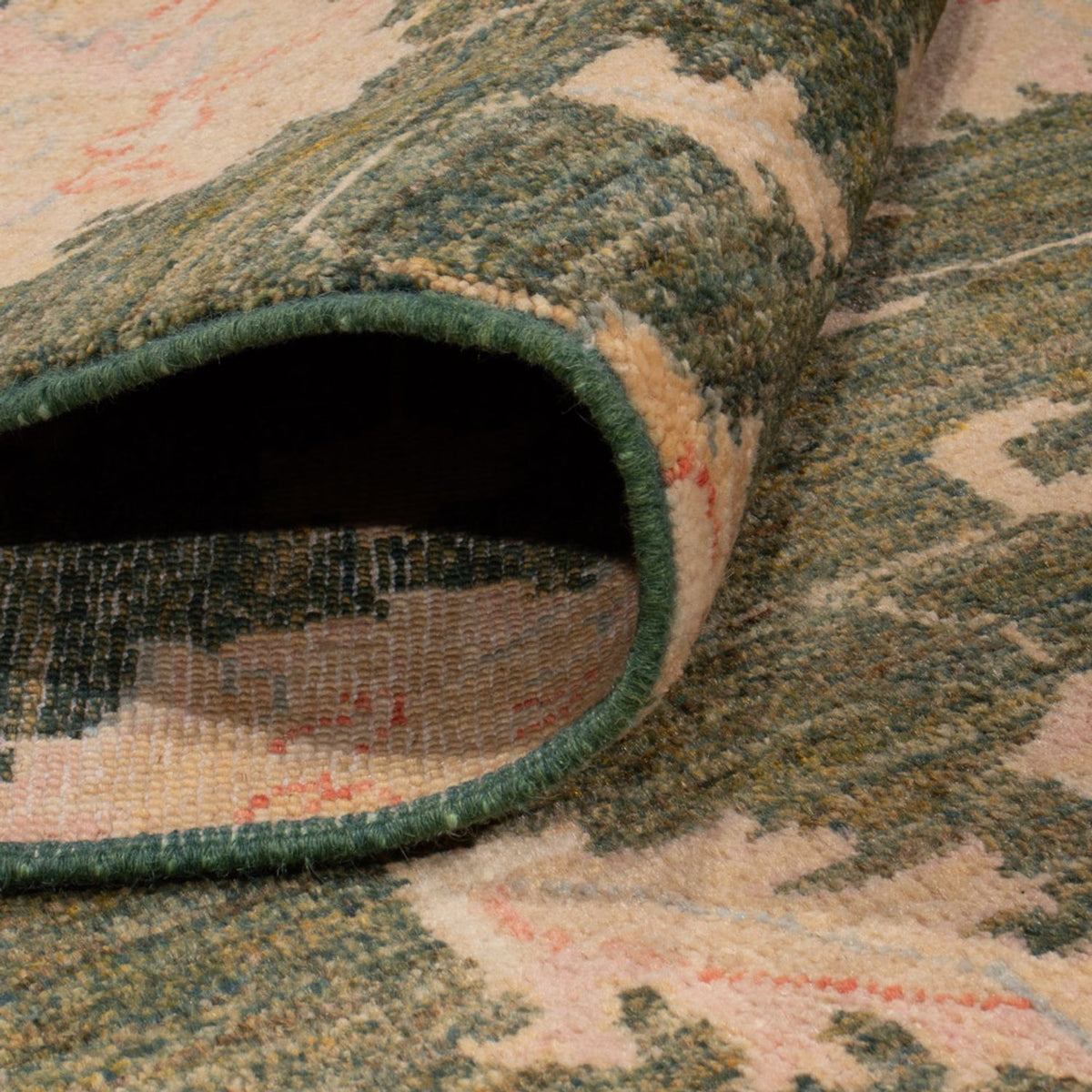 Ziegler Teppich - Modern - 294 x 205 cm - dunkelgrün