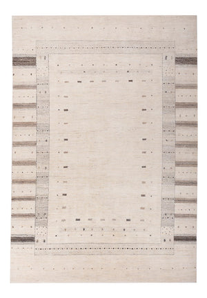 Gabbeh Teppich - Loribaft Indus - 302 x 202 cm - creme
