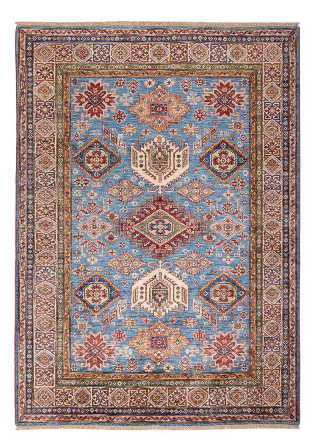 Ziegler Teppich - Kazak - 241 x 173 cm - hellblau