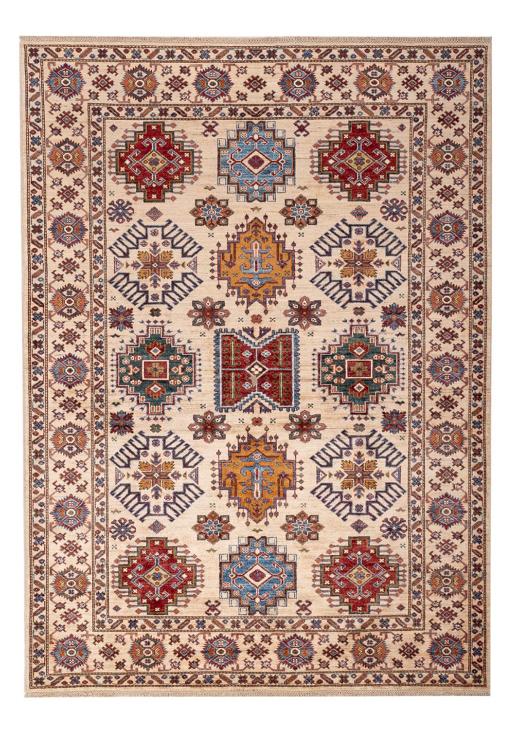 Ziegler Teppich - Kazak - 246 x 176 cm - creme
